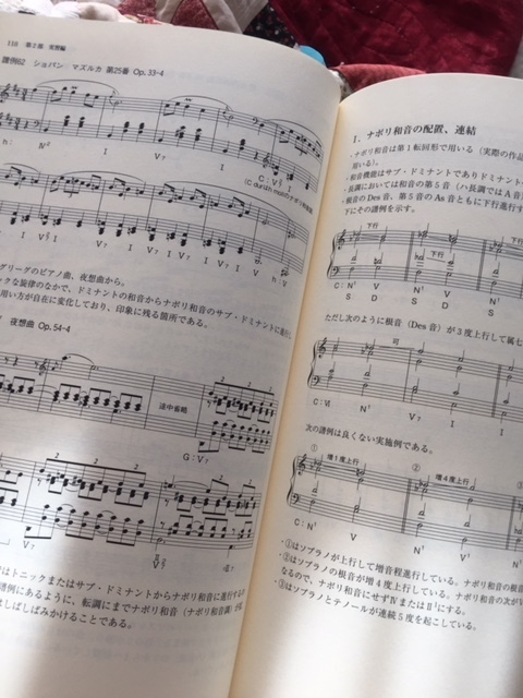 名曲で学ぶ和声法 を読んでます ぴあののおと